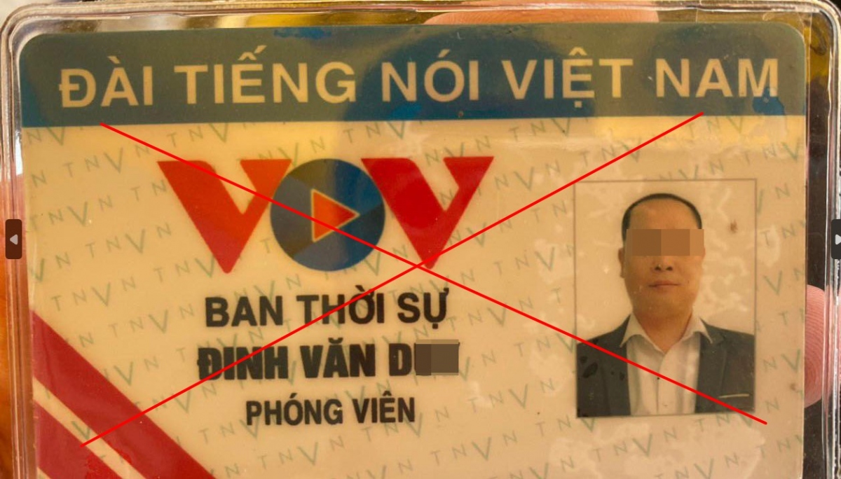 Giả danh phóng viên VOV xin bỏ qua lỗi vi phạm giao thông