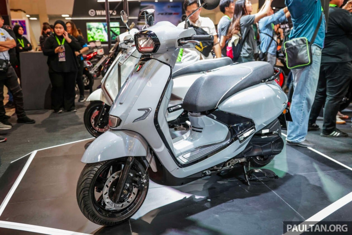 Xe tay ga SYM Tuscany 2023 trình làng, cạnh tranh với Vespa Sprint