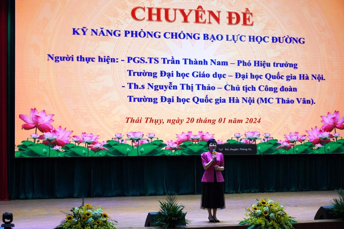 94 điểm cầu tham dự chuyên đề kỹ năng phòng chống bạo lực học đường