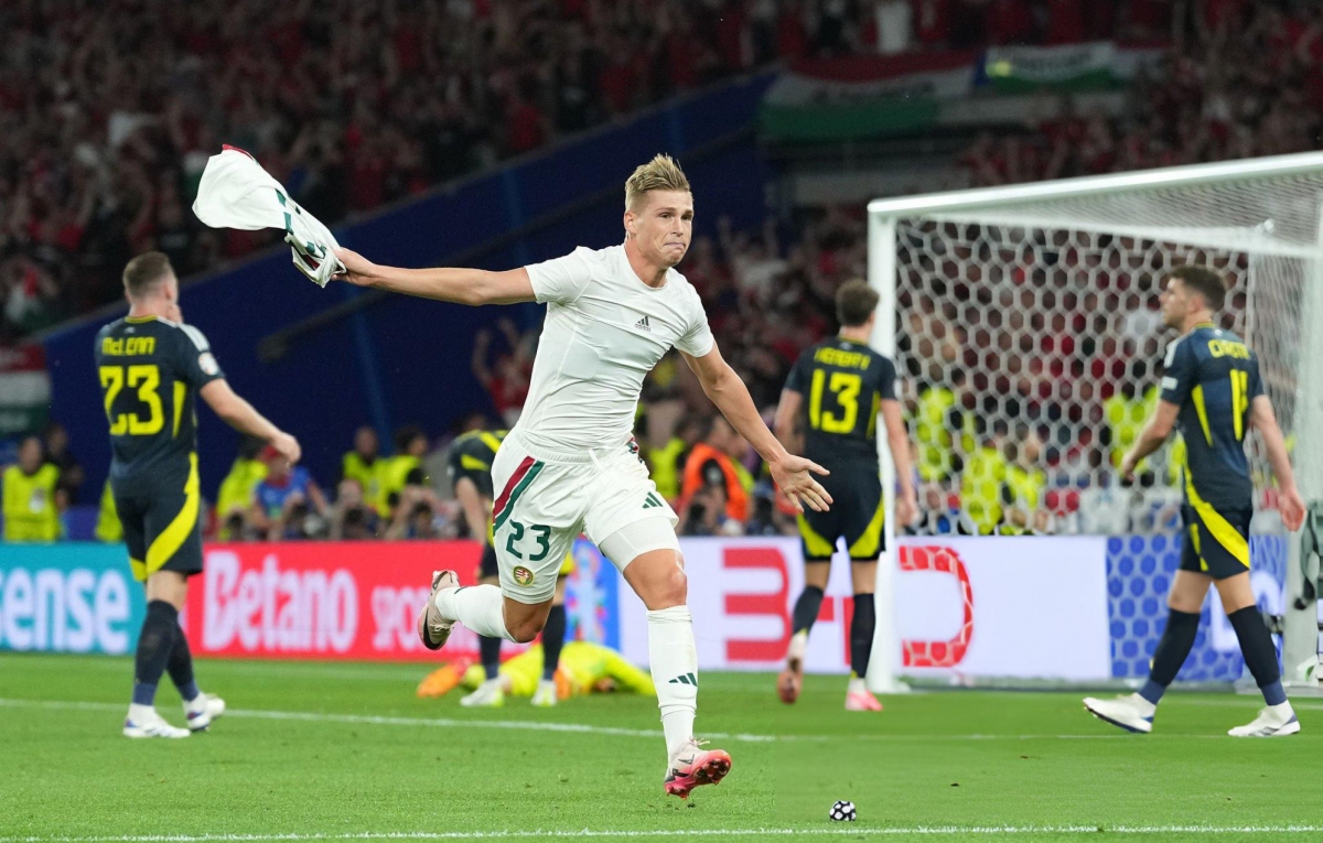 Kết quả EURO 2024 hôm nay 24/6: Hungary thắng Scotland, duy trì cơ hội đi tiếp