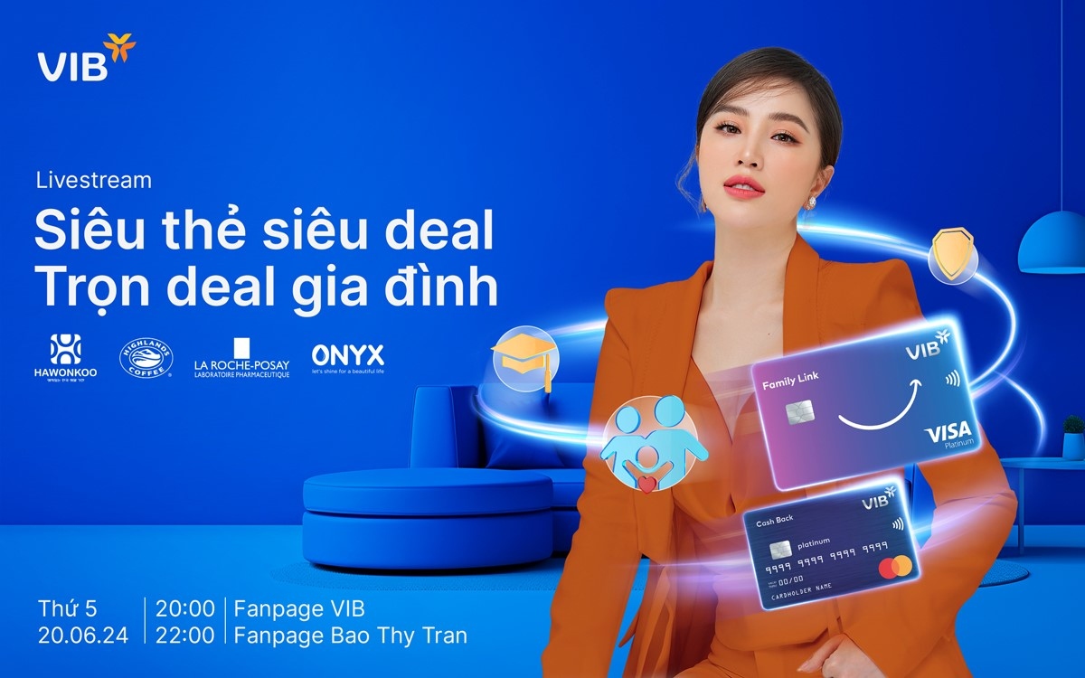 Cùng Bảo Thy ‘săn’ ưu đãi giảm đến 67% khi mua sắm bằng thẻ VIB