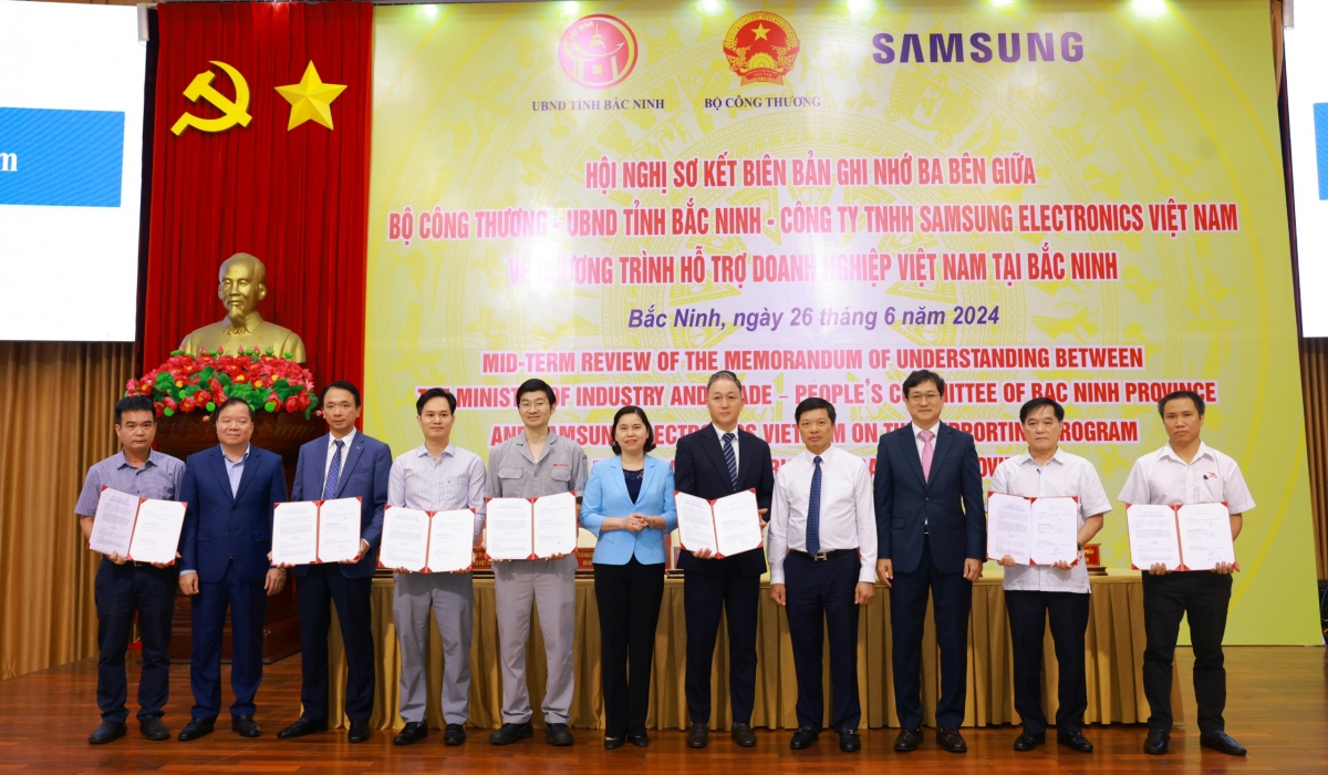 Samsung Việt Nam sơ kết 3 năm triển khai dự án hỗ trợ doanh nghiệp tỉnh Bắc Ninh
