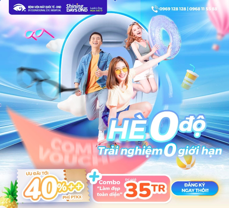 Shining Days DND 2024: Hỗ trợ đến 40% chi phí phẫu thuật điều trị tật khúc xạ