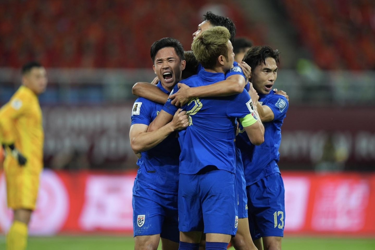ĐT Thái Lan chung cảnh ngộ với ĐT Việt Nam ở vòng loại World Cup 2026