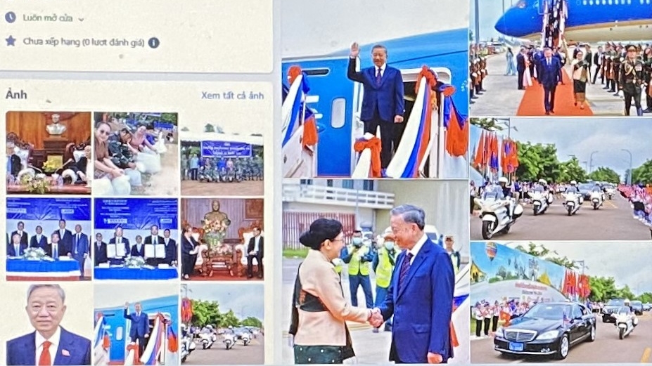 Truyền thông Lào đưa tin đậm nét chuyến thăm của Chủ tịch nước Tô Lâm