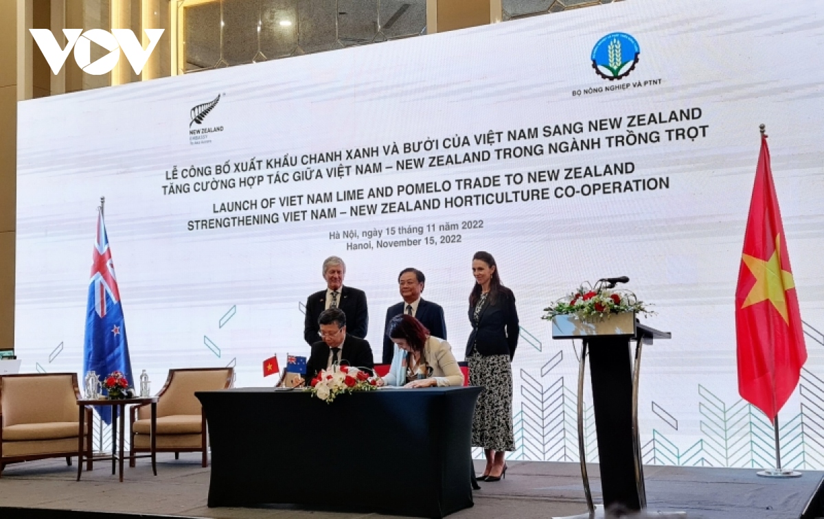 Việt Nam đạt thỏa thuận xuất khẩu quả chanh và bưởi sang New Zealand