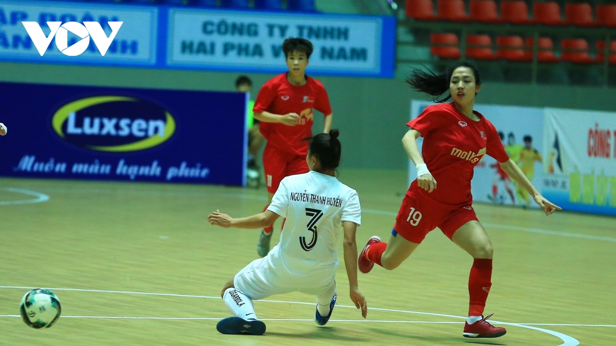 Giải Futsal nữ VĐQG 2023: Thái Sơn Nam tranh chức vô địch với Hà Nam