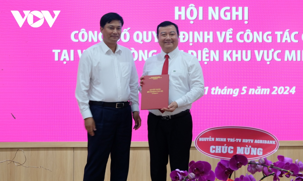 Ông Nguyễn Tiến Trường làm Trưởng Văn phòng Đại diện khu vực miền Trung Agribank