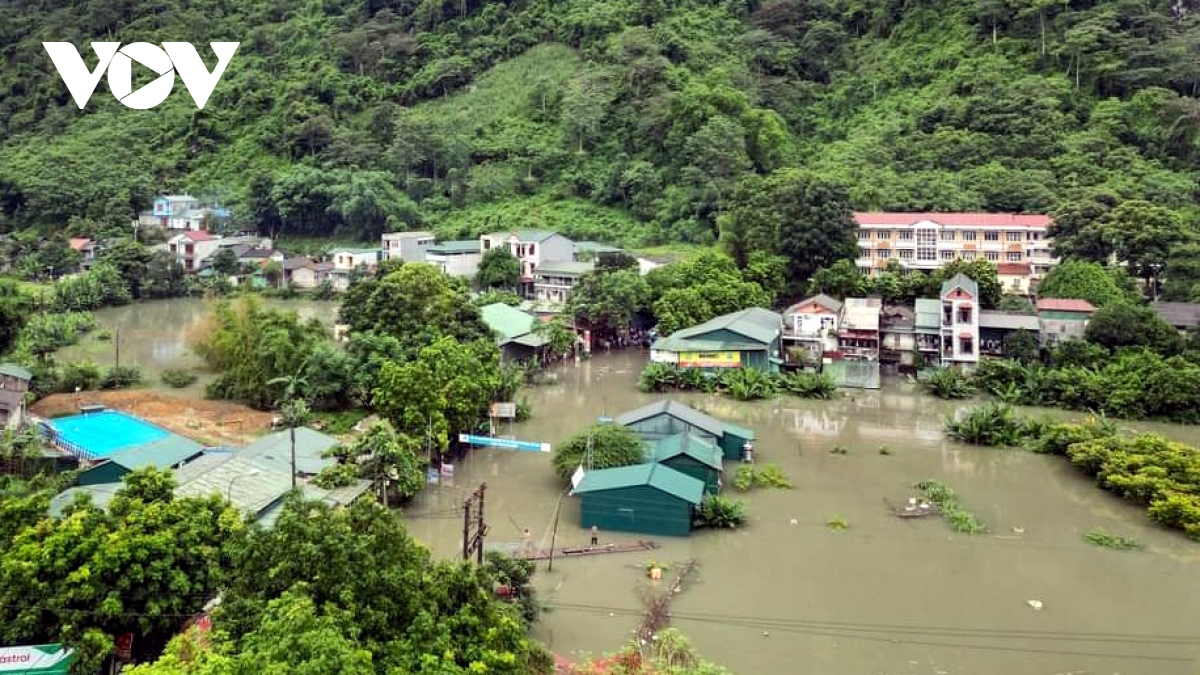 Mưa lũ ở Cao Bằng: Hơn 40 nhà ngập nước, một số tuyến giao thông ngưng trệ
