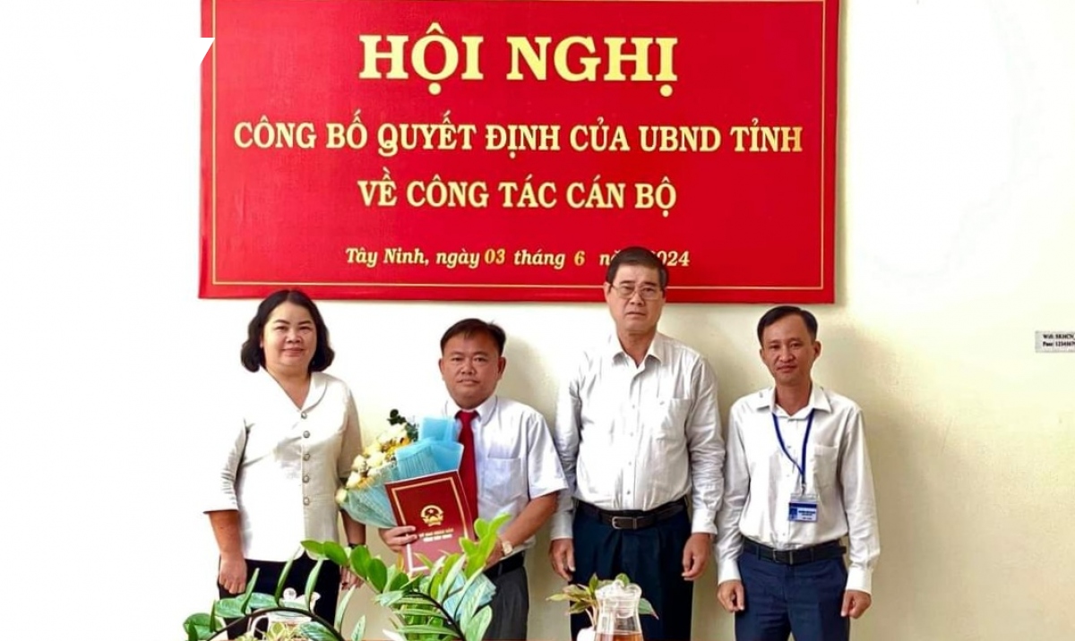 Ông Hà Minh Dảo làm Phó Giám đốc Sở Khoa học và Công nghệ tỉnh Tây Ninh