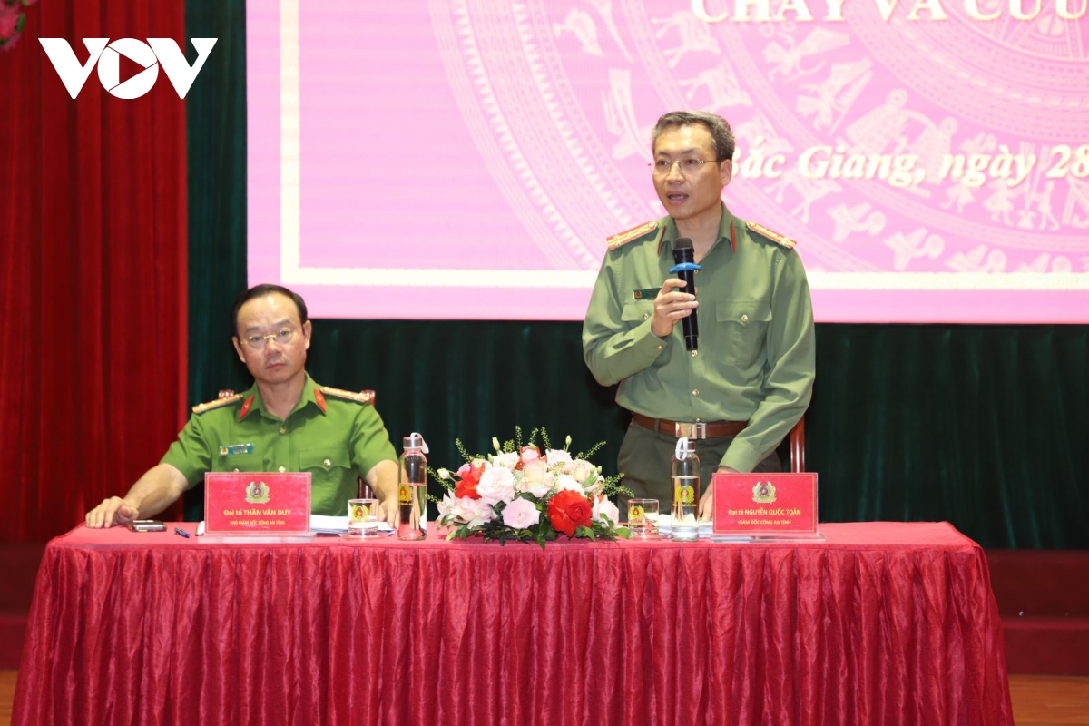 Công an Bắc Giang đối thoại với gần 200 doanh nghiệp về tháo gỡ vướng mắc PCCC